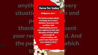 Bible verse for today 🙏#bible #verse #today#youtubeshorts #prayer