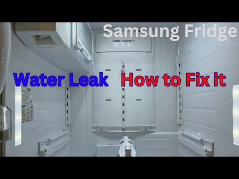 Fixing Samsung Refrigerator Water Leak: Easy & Permanent Solution