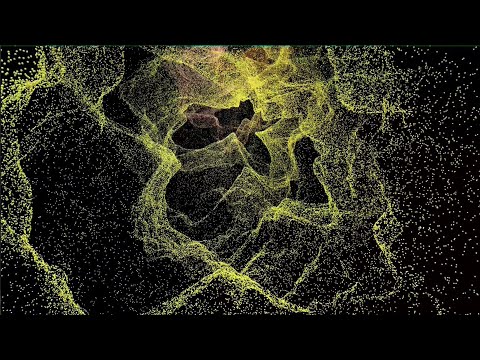 15 mins of Seamless Particle Mountain Loop