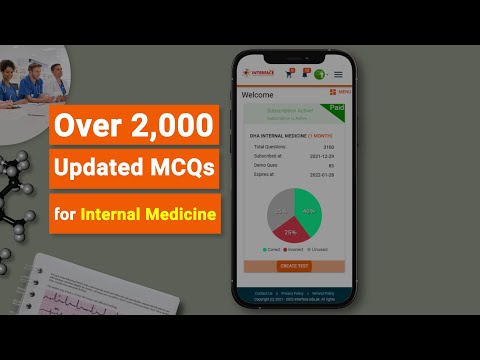 DHA Internal Medicine Prometric exam updated MCQs / Questions
