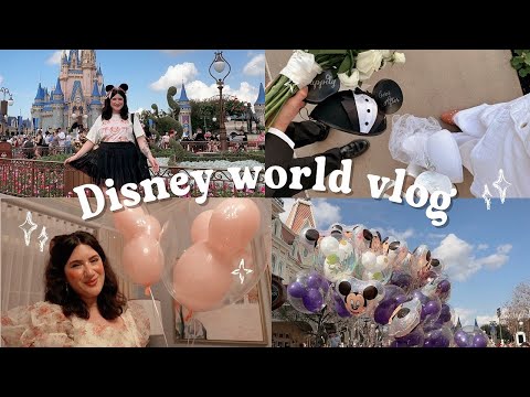 Disney World vlog 🐭🎈 | Disney Fairytale Weddings trip, Magic Kingdom, Epcot & Hollywood Studios