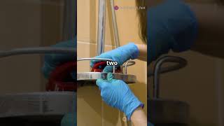 "Replace Your Showerhead in 60 Seconds 💧 #DIYHack #home #showerupgrade #bathroomhack #diyproject#diy