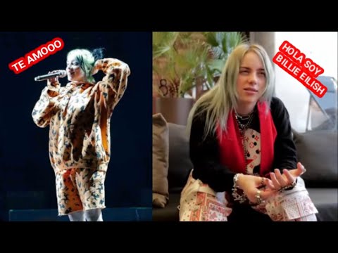 Billie Eilish speaking tender in Spanish😍🖤