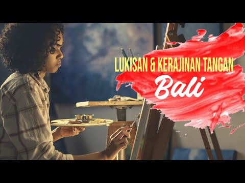 Kerajinan tangan & lukisan | Art Market Kumbasari Denpasar bali | Part 1