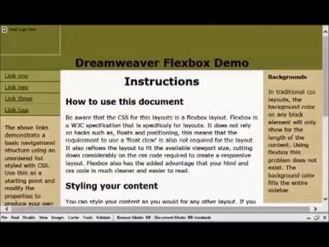 your first flex box layout