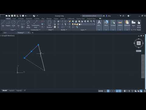 Using Polyline in AutoCAD2020