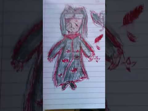 cute Itachi Uchiha drawing #shorts /sketch