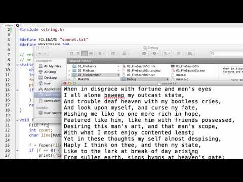 C Programming Basics : Learn C Fundamentals by Coding I PART-67 Search in a text file