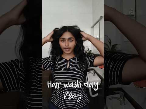 Hair wash day vlog 🧖🏻‍♀️ | Long hair | A Sunday in my life ❤️ #trending  #longhair #trendingshorts