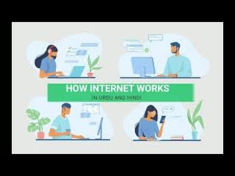 HOW DOES INTERNET WORK IN URDU AND HINDI.