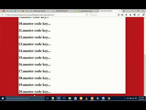 How to use js for loops