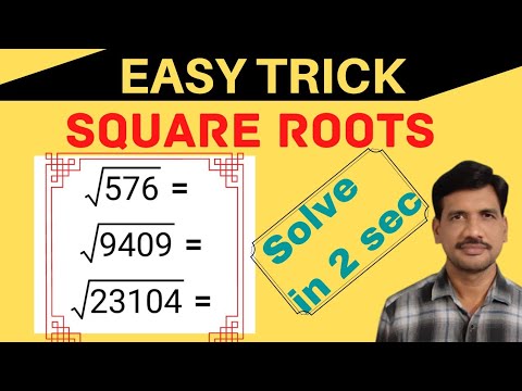 Square roots by easy method | Square roots trick | Maths class by Rayudu |