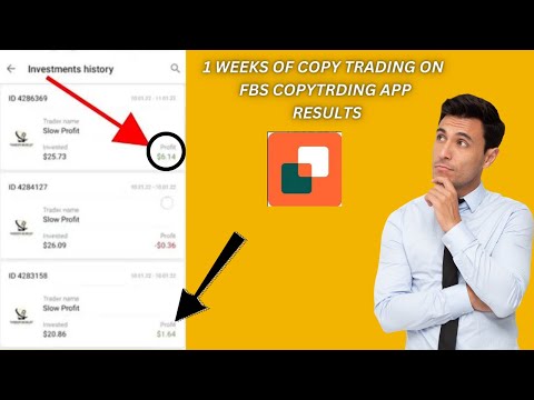 1 Week Results With Fbs Copytrading - From 19$ To ??
