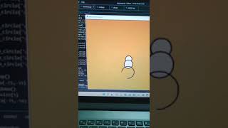 #shorts SNOWMAN animation using python