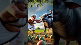 Dadi Kyu Mara Apani Bhese ko #short #animation #cartoon #ainovastory #ytshorts #vairalvideo