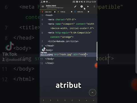 fungsi atribut alt pada html #shots #html #htmltutorial