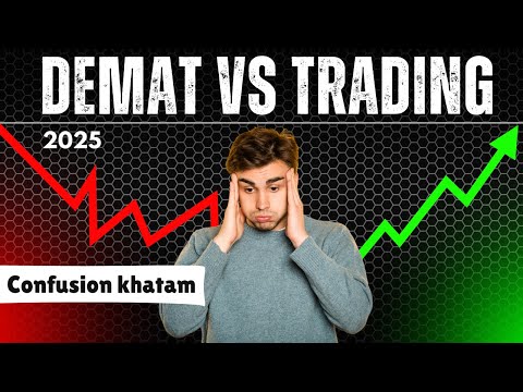 Demat V/S Trading Account difference | Demat and Trading account in hindi #stocks #demat #trading