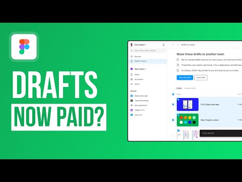 Drafts On Figma Are Now Paid? 😢