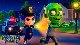 Monster Police 🧟🚨 | Kids Songs & Nursery Rhymes | Baby Blue
