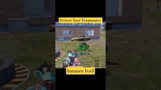 Insane 1v3 Clutch | Teammates Rescued | #teammaterescue #protecteammate #insane1v3