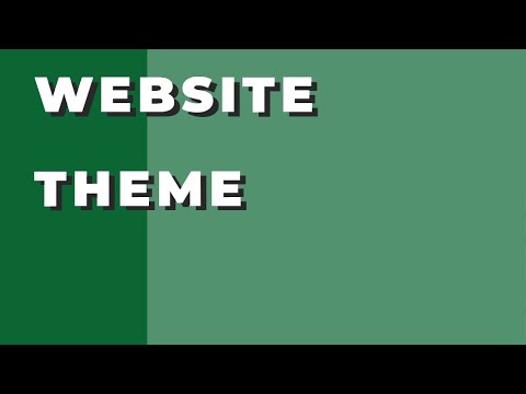 website theme for html and css  👨‍💻