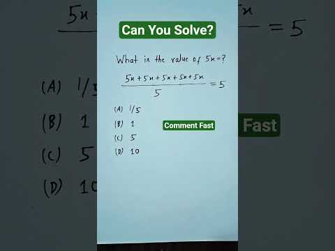 Is this easy to solve? #maths #easymaths #mathproblem #mathshorts