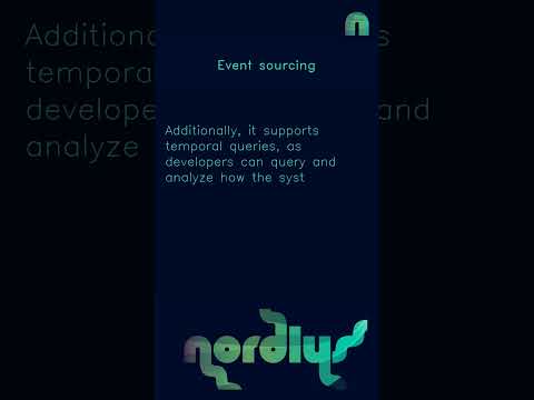 Event Driven Architecture: Event sourcing