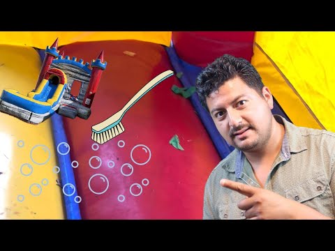 How long to clean a BOUNCE HOUSE??