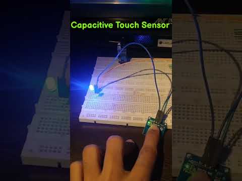 Control Led With Finger(touch Sensor)😲😲😲#embeddedsystem #arduinoproject #shorts