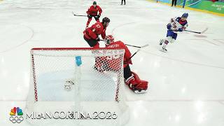 Jack Hughes delivers GOLDEN moment for USA in OT win vs. Canada | Winter Olympics 2026 | NBC Sports