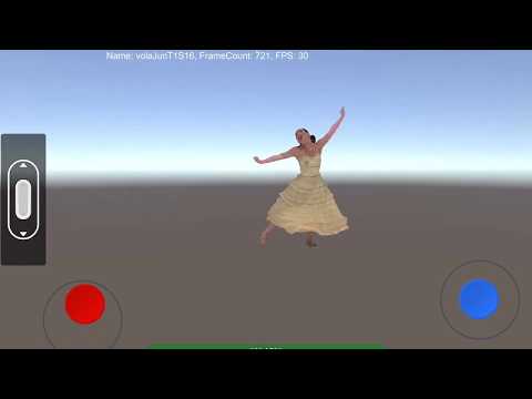 Mobile Streaming 3D Point Cloud Animation Viewer