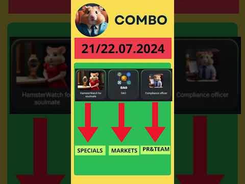 🐹Hamster combat 🐹Daily Combo - 21/22.07.2024 #shorts