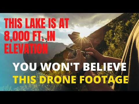 FLYING A DRONE over one of the HIGHEST elevated LAKES in Colorado and the World
