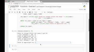 Functions   Exercise 1