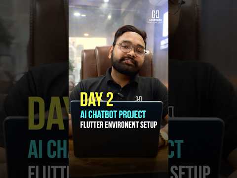 Day 2 of our 6-Day AI Project Series | Hindtech Lucknow #flutter #aichatbot #aiprojects #gemini #ai
