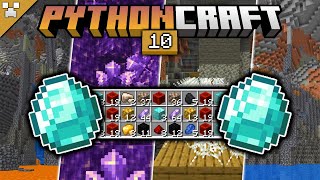 UNDERWATER CAVES = $$$ | Pythoncraft (Minecraft Survival Let's Play) | Episode 10