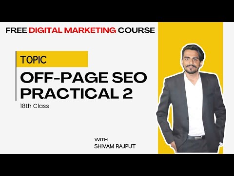 Off Page SEO Practical Class 2 | What are Backlinks | TSR Digital Academy