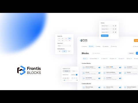 Meet Frontis Blocks: 40+ Gutenberg Blocks, Premade Designs, No Code #GutenbergBlocks #WordPress #FSE