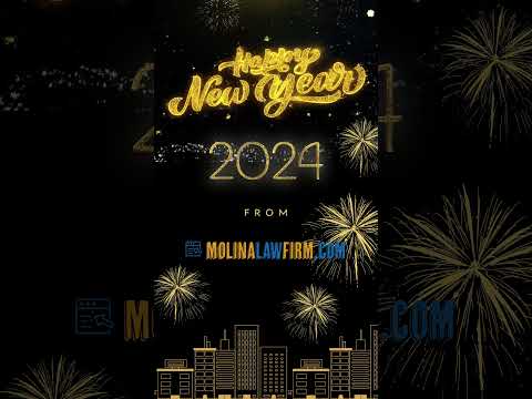Happy New Year 2024 from the Molina Law Firm