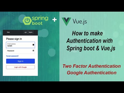 Spring Boot and Vue js Authentication || Spring Boot Project