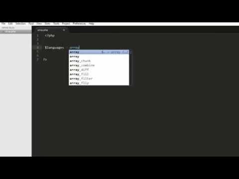 Indexed Array in PHP Beginners Tutorial