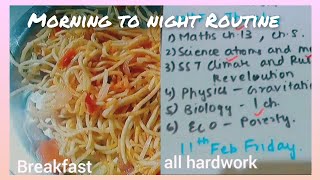 Morning to Night study Routine // Productive day // Daily vlog #2