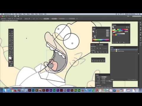 3.7j Drawing a Cartoon in Illustrator-2
