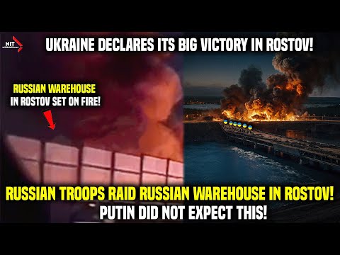 Terrible News for Putin: Ukrainian Soldiers Raid Russian Depot in Rostov! Russian Soldiers Cornered