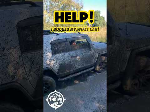 “Bogged, Muddy, and in Trouble!” #TheThriveLife #MudFail #CarBogged #OffRoadFun #EpicFail #MuddyMess