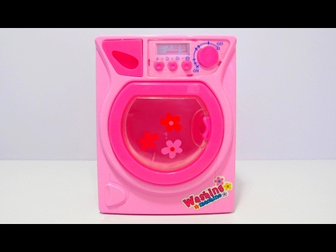 Toy Washing Machine with Water Unboxing and Review