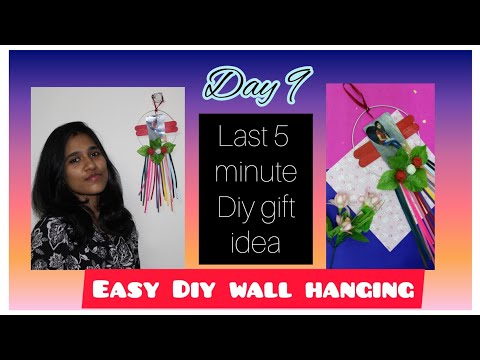 Easy diy wall hanging 🥰 last minute diy gift ideas 🎁