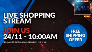 Black Friday Livestream | Free Shipping, GPU Deals, Gaming PC Deals, PC Hardware Unboxing & More!