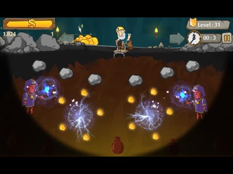 Gold Miner - Unity – Casual Game - Admob – Inapp Fast Game Play