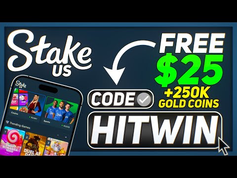 STAKE US PROMO CODE "HITWIN" — FREE $25 BONUS + INSTANT RAKEBACK  Stake US promo code 2025 Review